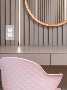 Tấm che ổ cắm điện gắn tường, tấm che ổ cắm điện, kích thước tiêu chuẩn 4,50" x 2,76", tấm che công tắc đèn trang trí đính đá lấp lánh bạc cho phòng ngủ, phụ kiện trang trí nhà cửa, nhãn dán, decal dán tường, decal vinyl trang trí nhà cửa, vật dụng trang trí mùa xuân làm mới ngôi nhà của bạn, nhãn dán trang trí Rama quà tặng sinh nhật tốt nghiệp - Bạc - Xem 6
