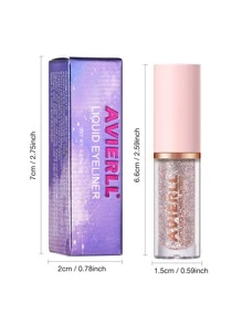 AVIERLL Delineador de ojos con brillo, 10 colores, delineador de ojos con brillo duradero y resistente al agua, de colores vivos, fácil aplicación, no se corre, de secado rápido y larga duración (Color 03# 1 pieza)