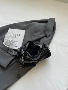 Fashion Jean Chain Shoulder Bag, All-Match Bag, Perfect For Cow Girl - Multicolor - View 6