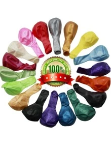 1 paquet de 20 pièces de ballons en latex bleu lac épais de 2,2 g, pour l'anniversaire, la décoration de fête, l'événement du centre commercial, des ballons en forme d'arche avec de fausses perles, ballons ronds en latex de 10 pouces pour le mariage, la décoration d'une nouvelle maison, la célébration