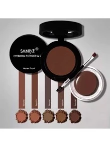 GENESIS COMETICS Double Pomade Saniye Eyebrow Gel With Brush M250 - Gray Black - 查看 2