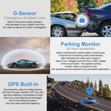 2K1080P夜視行車記錄器 - 黑色 - 查看 7