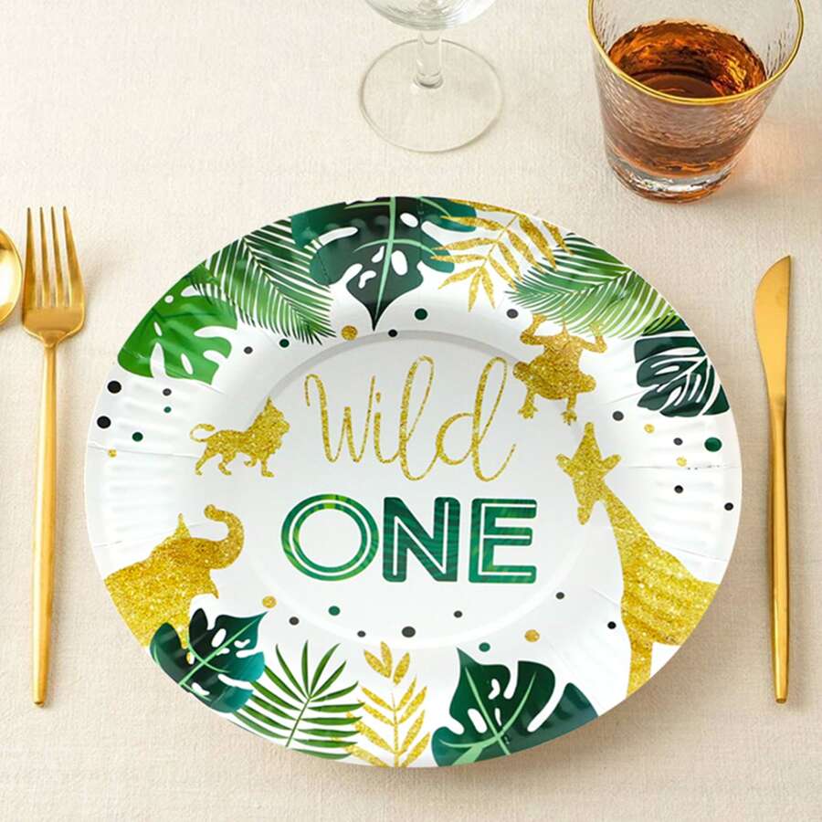 Wild One Birthday Decorations, Safari Jungle Theme Party Decoration