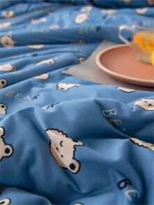 1pc Floral Pattern Duvet Cover, Modern Fabric Home Bedding - Multicolor - View 10