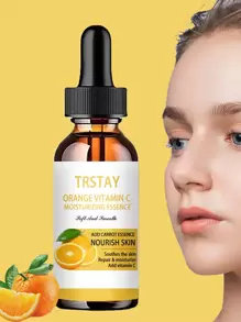 保濕臉部精華,1入組美白滋養面部精華維生素C保濕精華美白和保濕面部皮膚護理產品