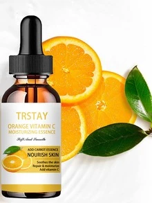 保濕臉部精華,1入組美白滋養面部精華維生素C保濕精華美白和保濕面部皮膚護理產品