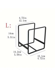 Escurridor de platos de cocina , Porta platos , Organizador de vajilla , Rejilla para secar platos - Negro - Ver 8