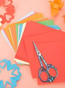 4.7in Butterfly Style Eyebrow Scissors, Small Lash Scissors For Women, Stainless Steel Brow Scissors For Nose Beard Mustache Facial Hair, Craft, Artwork, Needlework Yarn, Handicraft DIY Tool, Thread Snips(Rainbow),Makeup,Cheap,Room Decor,Vanity,Travel,Bedroom,Makeup Accessories