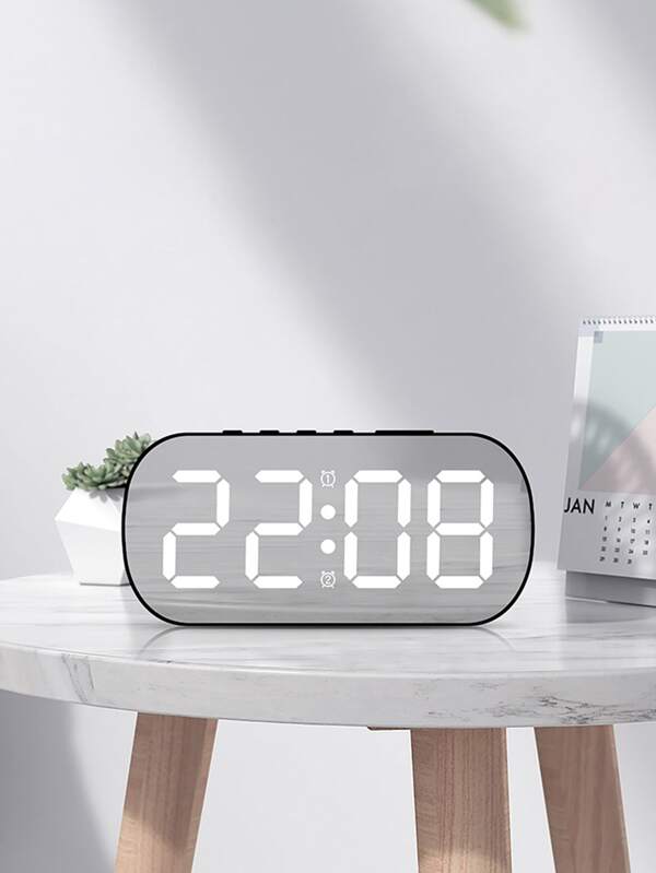 Modern LED Digital Alarm Clock LED Backlight Display Desktop Clocks