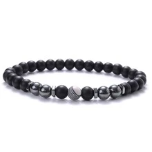 1件女男通用抗腫黑曜石珠鏈腳鍊，磁石治療石榴石綴鏈ＡＢ色黑色膽固醇腳鍊，緩解焦慮瑜伽珠寶腳鍊手鐲，脈輪能量保護女男禮物