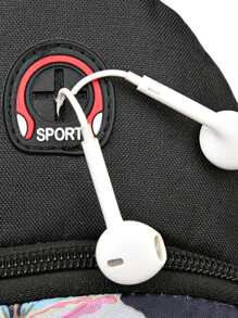 女士胸包，时尚新款牛津布单肩斜挎包，印花胸包斜挎包 - 彩色 - 查看 7