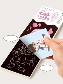 1入組用於創意繪畫刮刮塗鴉圖片筆記本 - 彩色 - 查看 4