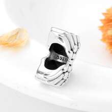 MAGIC CHARMS 1XS925純銀翅膀DIY串珠配件 - 銀色 - 查看 3