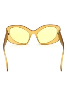 Women Fashion Glasses - Yellow - View 6