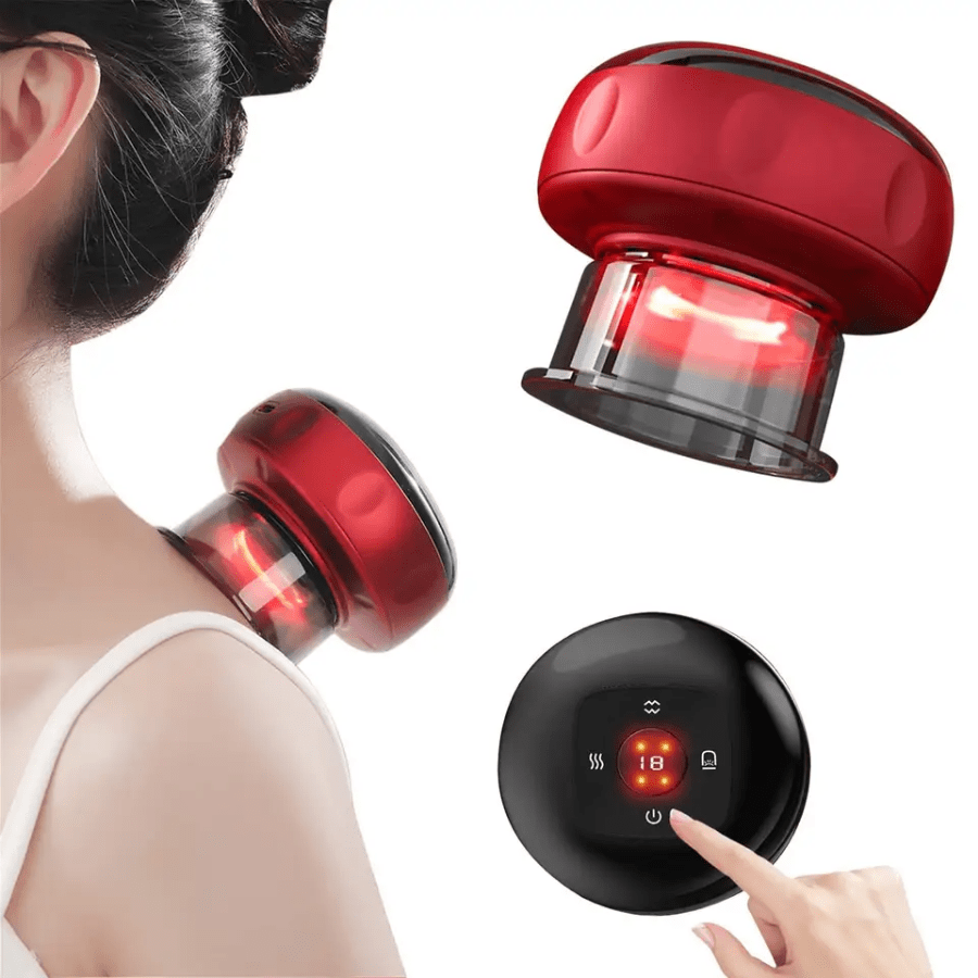Electric Cupping Therapy And Scraping Massage Device With Intelligent