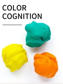 17pcs Cake Modeling Clay Set With Material And Wheat Flavor(12 Colors Of Clay+4 Utensils+1 Tray)/ Six-Sided Modeling Molds With 24 Patterns(Like Fruits, Cookies, Candies)/Fun And Educational Toy For Kids To Exercise Hands-On Ability And Cognitive Abilities/Realistic Simulated Scene/Random Colors Of Components - Brown - View 6