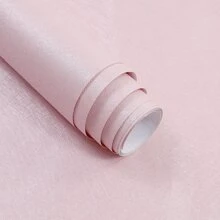 粉色PVC牆紙,臥室客廳背景牆裝飾牆紙,PVC加厚自黏式牆紙 - 粉色 - 查看 5