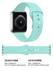 5pcs/Set Sport Bands Compatible With Apple Watch Band 38mm 40mm 41mm 42mm 44mm 45mm 46mm 49mm,Colorful And Versatile Soft Silicone Waterproof Strap Compatible With Apple Watch Apple Watch Series 10 9 Ultra 8 7 6 5 4 3 2 1 SE Women Men As A Gift For Students Returning To School - Multicolor - View 4