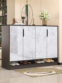 1pc Marble Pattern Kitchen Oil-Proof Sticker, High Temperature Resistant Cooktop Sticker, Tile Wallpaper, Self-Adhesive Cabinet Sticker, Desktop Renovation Film,Stickers,Wall Decal, Vinyl Decal For Home Decorations,Spring Decoration Items Refresh Your Home,Rama Decoration Stickers