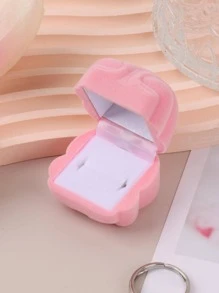 rosado de rana de dibujos animados príncipe Anillo de compromiso Caja - Rosa - Ver 9