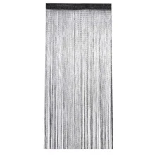 One piece door string curtain door bead curtain, black bohemian style 100*200cm - Black - View 6