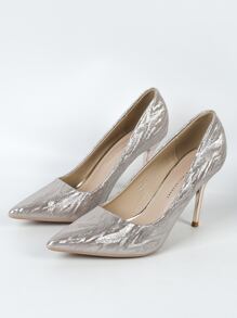 Fashionable Elegant European And American Style Simple High Heels For Women, 9cm - Champagne - View 6