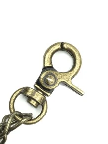 1pc 120cm Dense Chain Shoulder Strap For Bag Making Diy, Double Woven Design, 4 Color Options - Silver - View 5