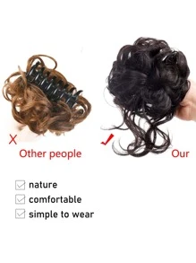 Spinka do włosów Messy Bun Hair Piece Peruki syntetyczne Koki do włosów Falowane kręcone koki do włosów Rozszerzenia do koków Potargane upięte koki do włosów Spinka do włosów Kucyk do włosów Gumka do włosów z klipsem dla kobiet