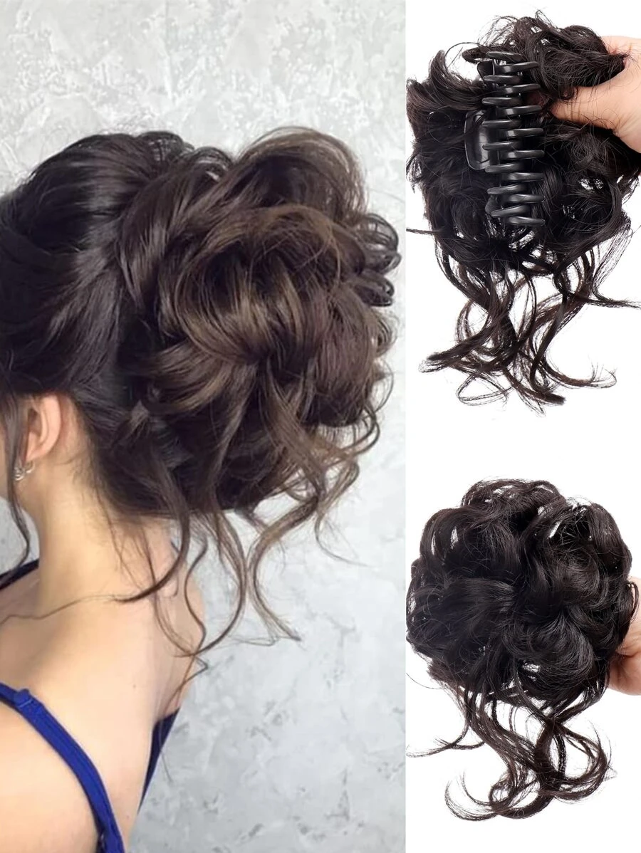 Spinka do włosów Messy Bun Hair Piece Peruki syntetyczne Koki do włosów Falowane kręcone koki do włosów Rozszerzenia do koków Potargane upięte koki do włosów Spinka do włosów Kucyk do włosów Gumka do włosów z klipsem dla kobiet