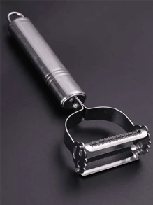 1入組不銹鋼削皮刀 - 銀色 - 查看 3