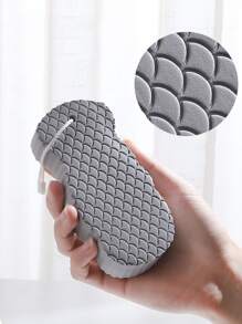 1 pieza Esponja de baño para niños para una exfoliación suave de la piel de adultos y bebés, sin dañar la piel. Decoración de baño del hogar, decoración de otoño, de vuelta a la escuela