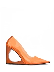 Ara Women's Pointed Toe High Heels - Orange - View 2