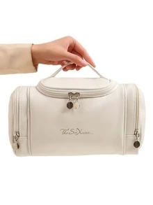 Neceseres de Maquillaje - Beis - Ver 4