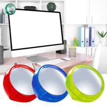 Office Supplies Cubicle Personal Safety Computer Rearview Mirror Random Color - 彩色 - 查看 2