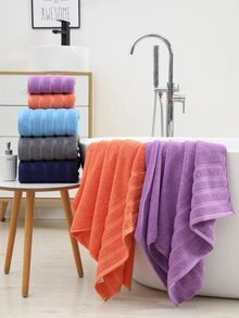 1 Miếng Dày & Hấp thụ Vật dụng trong nhà Khăn tắm - Màu xanh hải quân - Xem 5