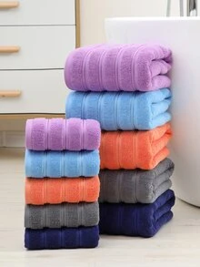 1 Miếng Dày & Hấp thụ Vật dụng trong nhà Khăn tắm - Màu xanh hải quân - Xem 2