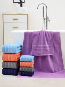 1 Miếng Dày & Hấp thụ Vật dụng trong nhà Khăn tắm - Màu xanh hải quân - Xem 4