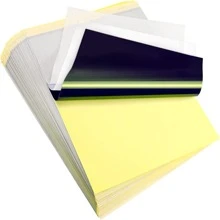 100 piezas Tatuaje Papel de transferencia - Blanco - Ver 2