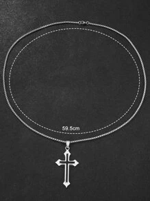 2pcs Men's Casual Business Round Dial Quartz Watch Set - Black - View 6