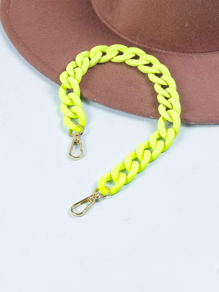 Yogodlns Bolso de mano con cadena Reemplazo asa - Verde Lima - Ver 1