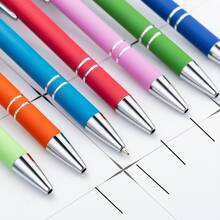 Bút bi màn hình cảm ứng bằng kim loại theo phong cách châu Âu và Mỹ, 3 chiếc ngẫu nhiên - Nhiều màu - Xem 4