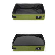 Foldable & Waterproof Portable Cat Litter Box For Outdoor Use - Green - View 4