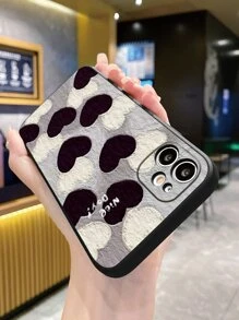 Custodia per telefono con motivo a cuore - nero - Visualizzare 5
