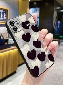 Custodia per telefono con motivo a cuore - nero - Visualizzare 4