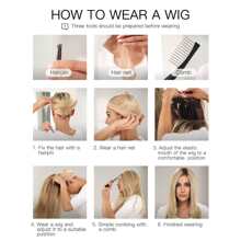 Short Curly Synthetic Wig With Bangs - Black - View 7