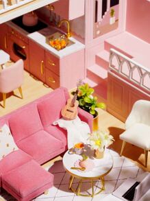 1set Wooden Decoration Craft, Creative Room Assembly Model DIY Craft For Gift - Multicolor - View 6