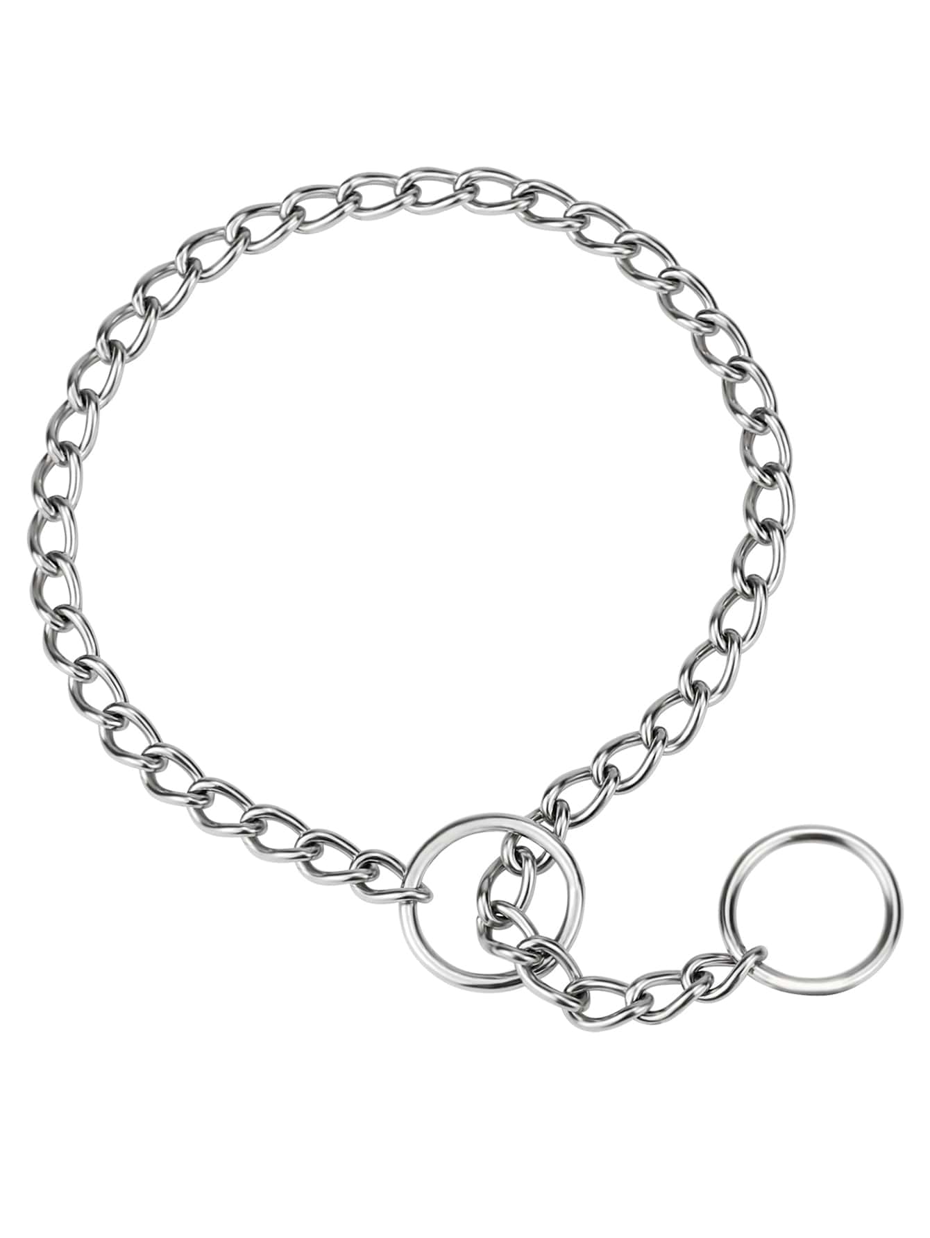 寵物鏈訓練項圈,防水金屬滑動狗項圈,適用於小狗、小型、中型、大型、超大型犬