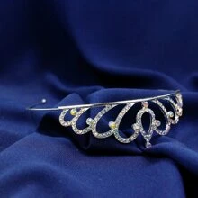 1入組新娘水鑽皇冠髮箍 - 彩色 - 查看 6