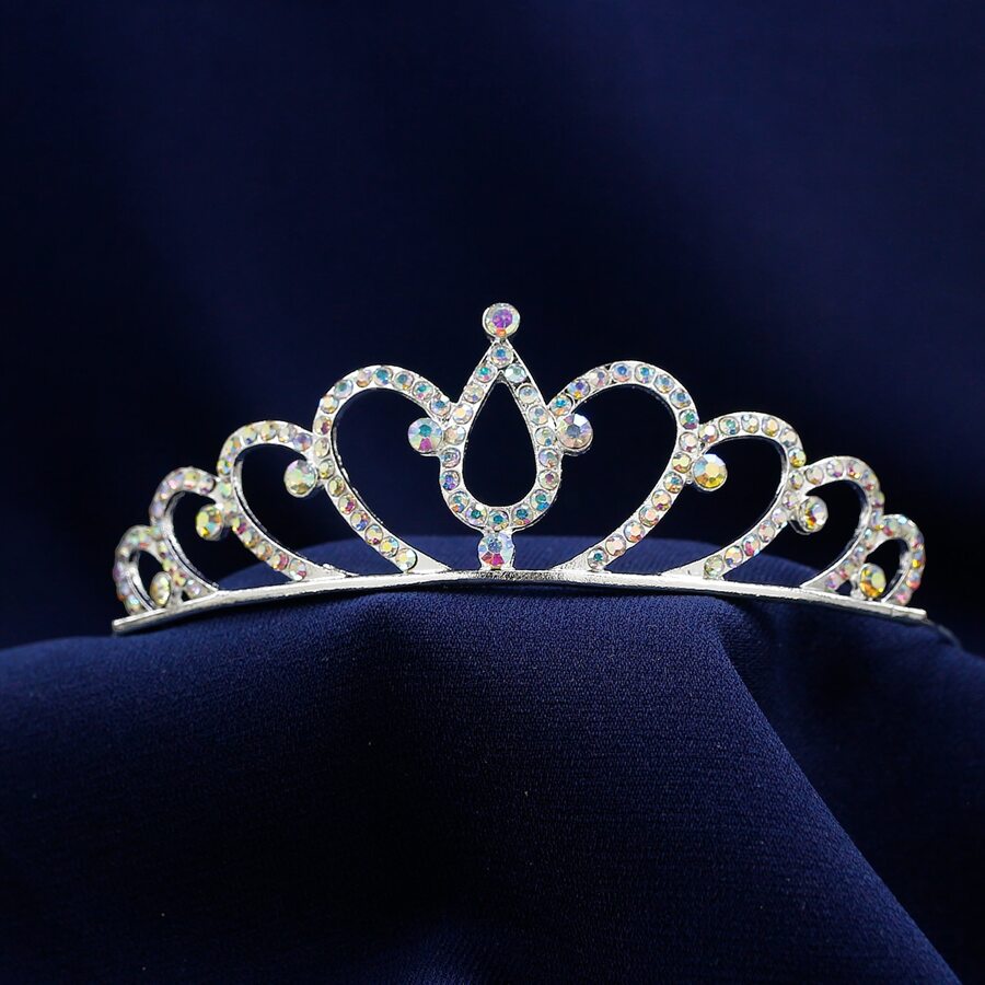 1入組新娘水鑽皇冠髮箍 - 彩色 - 查看 1