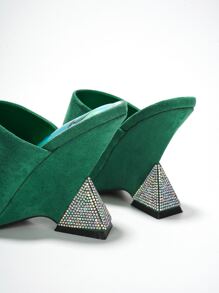 Cuñas y plataformas de mujer - Verde - Ver 5